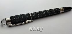 Montblanc Starwalker Black Pen + Silver Clip Fountain Pen Used Free Shipping