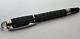 Montblanc Starwalker Black Pen + Silver Clip Fountain Pen Used Free Shipping