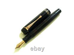 Montblanc Stöffhaaas 236 Piston Fountain Pen In Black Vintage