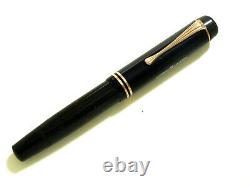 Montblanc Stöffhaaas 236 Piston Fountain Pen In Black Vintage