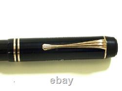 Montblanc Stöffhaaas 236 Piston Fountain Pen In Black Vintage