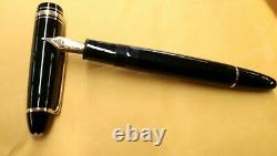 Montblanc Vintage Fountain Pen Black & Gold No Box