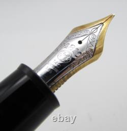 Montblanc no. 149 Diplomat 14k Gold M Nib Black fountain pen