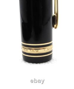Montblanc no. 149 Diplomat 14k Gold M Nib Black fountain pen