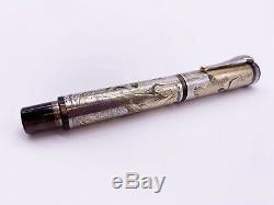Montegrappa Animalia silver fountain pen