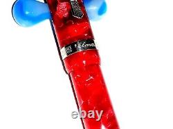 Montegrappa Elmo Marostica Red Fountain Pen Rare! New In Box