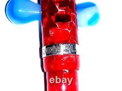 Montegrappa Elmo Marostica Red Fountain Pen Rare! New In Box