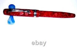 Montegrappa Elmo Marostica Red Fountain Pen Rare! New In Box