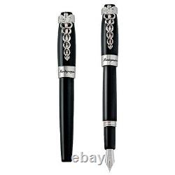 Montegrappa Fortuna Caduceus Black Fountain Pen