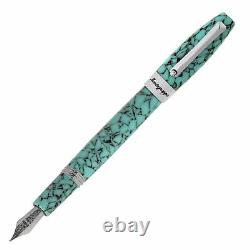 Montegrappa Fortuna Mosaico Barcelona Resin Stainless Steel Fountain Pen (M)