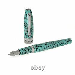 Montegrappa Fortuna Mosaico Barcelona Resin Stainless Steel Fountain Pen (M)