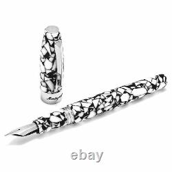 Montegrappa Fortuna Mosaico Resin Stainless Steel Fountain Pen ISFOB3IC