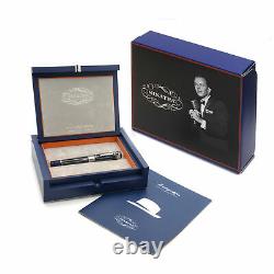 Montegrappa Icon Sinatra Limited Edition Silver Resin Fountain Pen (F)
