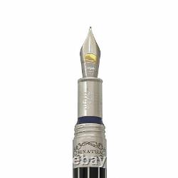 Montegrappa Icon Sinatra Limited Edition Silver Resin Fountain Pen (F)