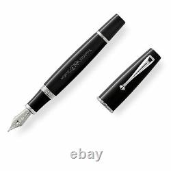 Montegrappa Monte Grappa Fountain Pen Black Broad Point ISMGR5AC NEW