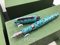 Montegrappa Mosaico City Series Turquoise Barcelona Spain Fountain Pen Med. $295