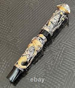 Montegrappa Pirates Fountain Pen LE of Only 399 Globally 18K Gold Medium NIB