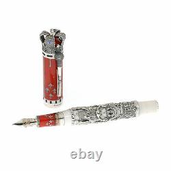 Montegrappa Queen, A Night At The Opera Ltd Ed Sterling Silver Fountain Pen