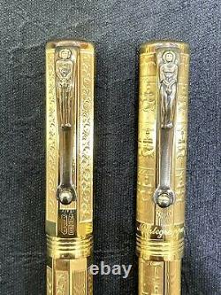 Montegrappa Romeo & Juliet 18K Solid Yellow Gold Fountain Pen Set #150 of 150