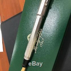 Montegrappa Sterling Silver Reminiscence Fountain Pen Vintage