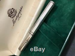 Montegrappa Sterling Silver Reminiscence Fountain Pen Vintage