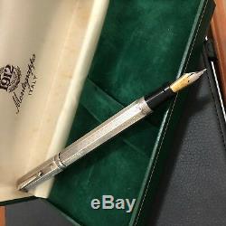 Montegrappa Sterling Silver Reminiscence Fountain Pen Vintage