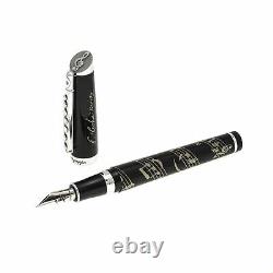 Montegrappa Tchaikovsky Limited Edition Sterling Silver Fountain Pen ISTSN3AC