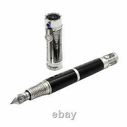 Montegrappa Time & Brain Sterling Silver And Resin Fountain Pen ISTNN5SE