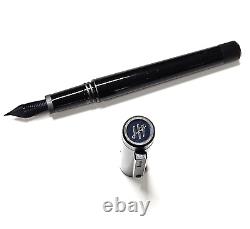 Montegrappa Zero FP M ISZE13IC Ultra Black IP Fountain Pen