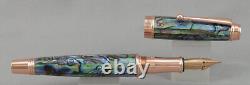 Monteverde Invincia Abalone & Rose Gold Limited Edition Fountain Pen Omniflex