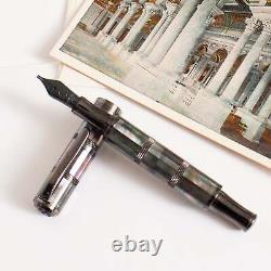 Monteverde Regatta Black Mother of Pearl Gunmetal Fountain Pen