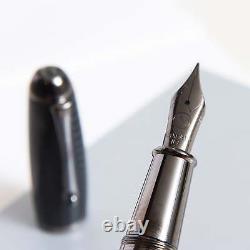 Monteverde Super Mega Carbon Fiber & Gunmetal Fountain Pen