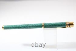 Must de Cartier Trinity Veronese Green Chinese Lacquer Medium Fountain Pen