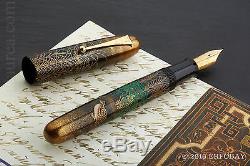 NAMIKI EMPEROR N°50 OBANO FOUNTAIN PEN 18K M Kyusai Yoshida