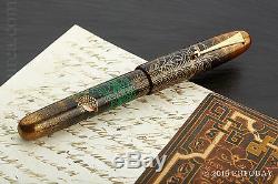 NAMIKI EMPEROR N°50 OBANO FOUNTAIN PEN 18K M Kyusai Yoshida