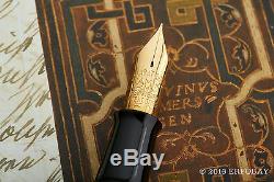 NAMIKI EMPEROR N°50 OBANO FOUNTAIN PEN 18K M Kyusai Yoshida