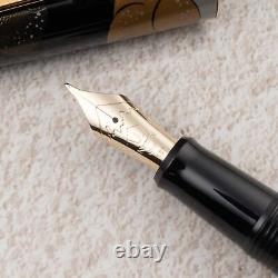 NAMIKI Urushi Maki-e Dragon With Cumulus 14K FN-5M-UN B Nib Fountain Pen