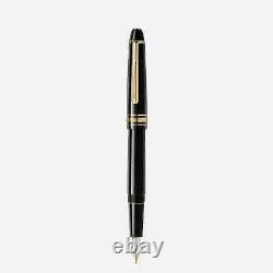 NEW MONTBLANC MEISTERSTUCK 145 FOUNTAIN PEN BLACK GOLD M Nib New Year Sale 2025