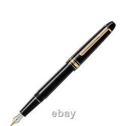 NEW MONTBLANC MEISTERSTUCK 145 FOUNTAIN PEN BLACK GOLD M Nib New Year Sale 2025