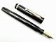Nice Vintage C1933 Sheaffer Long Flat Top Celluloid Black Fountain Pen 14k Flex