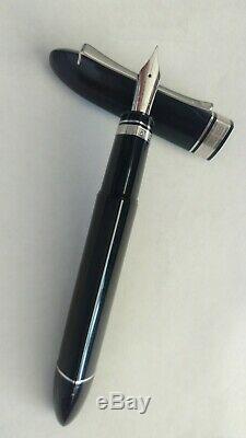 NOS Omas 360 Black Fountain Pen Piston Filler Full Size