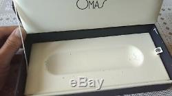 NOS Omas 360 black fountain pen gold trim