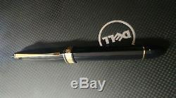 NOS Omas 360 black fountain pen gold trim