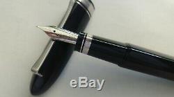 NOS Omas 360 black fountain pen gold trim