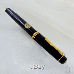 NOS Pelikan M250 Old Style Black GT Fountain Pen 14C Fine Nib W-Germany c1985