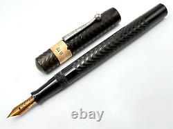 NOS c1924 DUNN PEN CO MAJORITY BCHR BLACK HARD RUBBER FOUNTAIN PEN PARTS/REPAIR