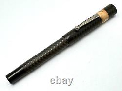 NOS c1924 DUNN PEN CO MAJORITY BCHR BLACK HARD RUBBER FOUNTAIN PEN PARTS/REPAIR