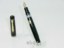 NR MINT PELIKAN M250 Old Style Version Jet Black fountain pen 14ct OB nib