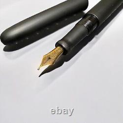 Nakaya 14K Fountain Pen BB Nib Matte Black Hairline Finish Boxed