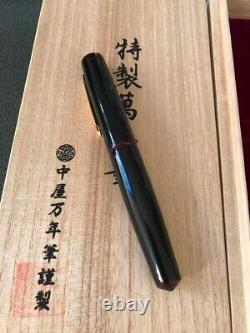 Nakaya Fountain Pen Writer Model Piccolo Black Reservoir Japan Limited with Box